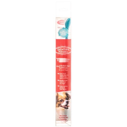 Petrodex Dual Ended 360 Toothbrush for Small Dogs