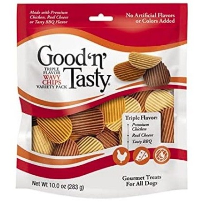 8in1 Pet Triple-Flavor Wavy Chips for Dogs